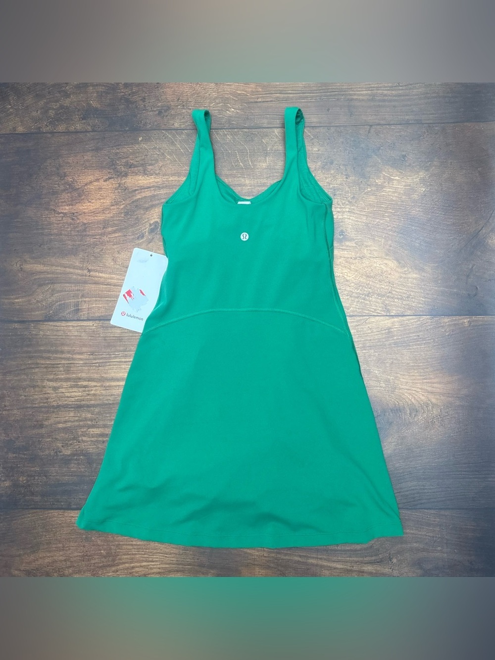 NWT Lululemon Align Dress In Cascadia Green Size 2